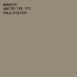 #968A79 - Pale Oyster Color Image
